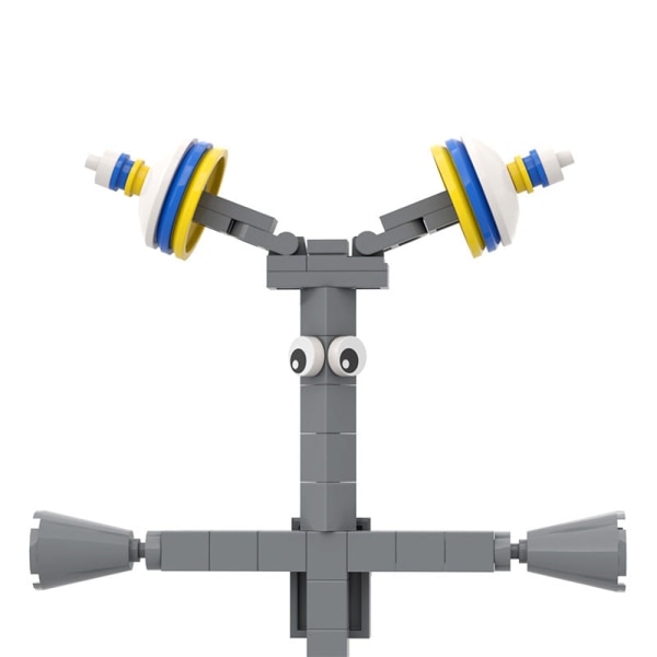 Buildmoc Byggkloss Leksak Fjärde Garten of Banban Gray (number 66, weight 0.033)