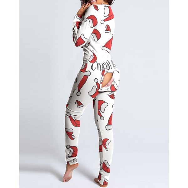 Julpyjamas Matchande Familjepyjamas Mode Pyjamas för Kvinnor Knäppta Vuxenpyjamasar Loungewear Ny Design Loungekläder Hemmakläder style 7 XL
