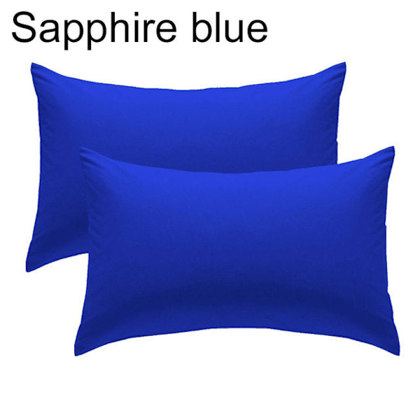 50x70cm 2 stk. Mykt ensfarget putetrekk putevar hjem sofa stol dekor hjemmedekorasjon Teal
