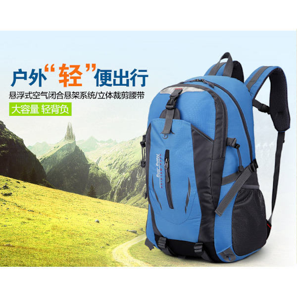 Svart Utendørs Swagger Bag Polyamider og Nylon Ryggsekk for Reise Red 17in