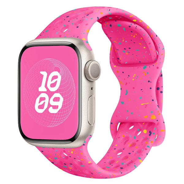 Klockarmband för Apple Watch iWatch 38/40/41mm Barbie Rosa