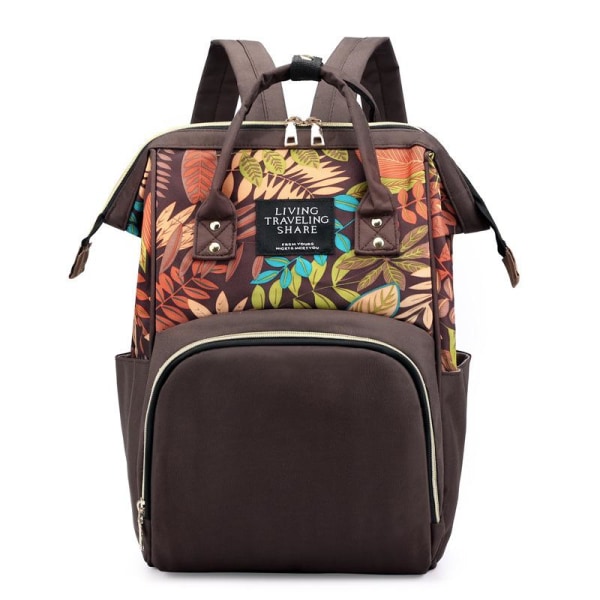Muoti Urheilu Ulkoilu Swagger Laukku Polyamidit ja Nylon Reppu Brownness