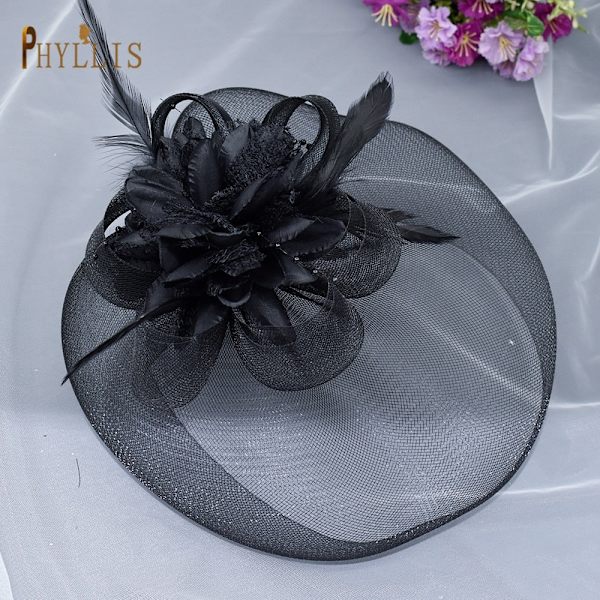 JM02 Hvit Svart Brudeslør Fascinator Fuglebur Slør Bryllupshatt Kort Brud Ansiktslør Sjarmerende Kvelds Blusher Slør Brudehodeplagg Black