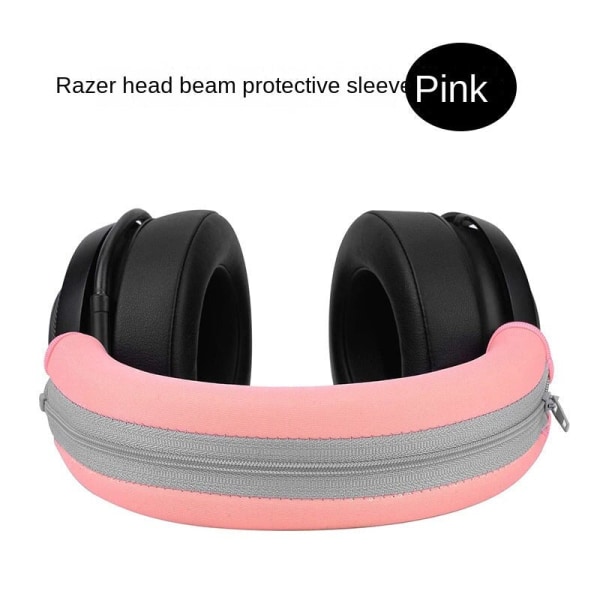 Passar Razer Kraken V2 Hörlurskuddar 7.1 Professional Edition Skumskydd Rosa Kristall Öronmuffar Läderfodral Gray football Net