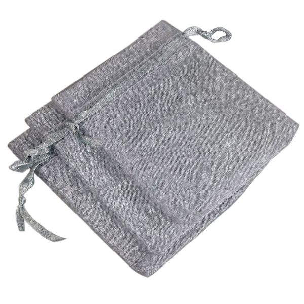 50 st/lot Organzapåsar för smycken 24 färger Dragskopåsar för bröllop Julgodis Presentpåsar Smyckesförpackning Siam 13x18cm