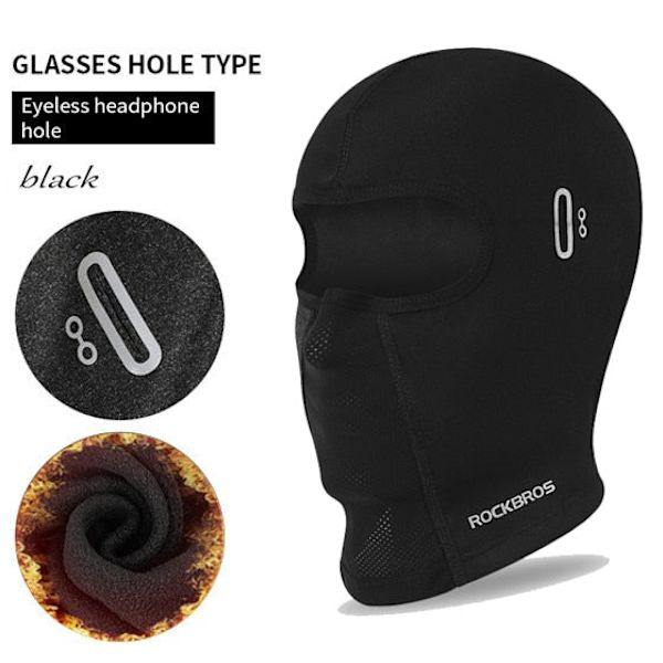 Balaclava miesten hattu talvi naisten moottoripyörämaski lämmin pyöräilykypärän vuori pipot tuulenpitävä hengittävä pestävä varuste Short Gray