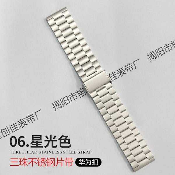 Urrem til Apple Watch iWatch til 42-44-45-49mm 6 stjernelysfarver Huawei spænderem
