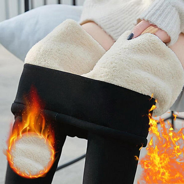 2023 Talven Lämpimät Seksikkäät Leggingsit Naisille Superpaksu Joustava Lampaantalja Kashmir Leggingsit Tiukat Fitness Naisten Housut Leggingsit Color 3 3XL(Size Fits XL)