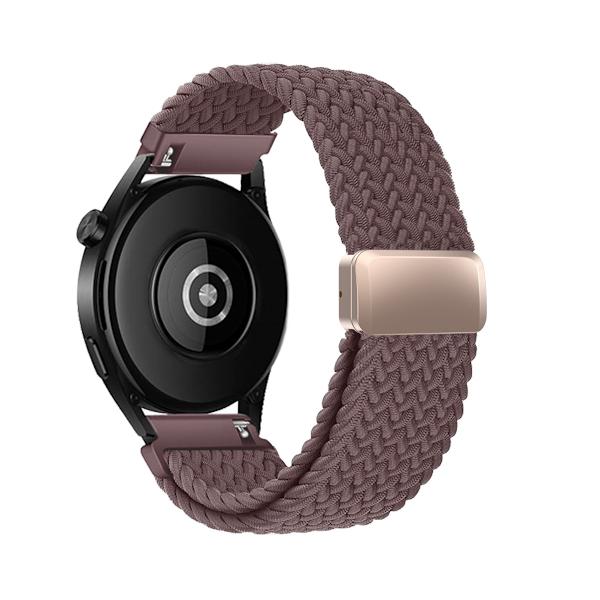 Urrem til Apple Watch iWatch S1-S9:38/40/41/S10:42MM metal indre magnetisk spænde Røget lilla