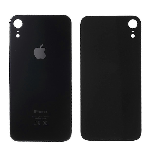 For Apple iPhone XR 6.1 tommer Glass Bak Batterideksel (EU-versjon, ikke-OEM men høy kvalitet) Style A