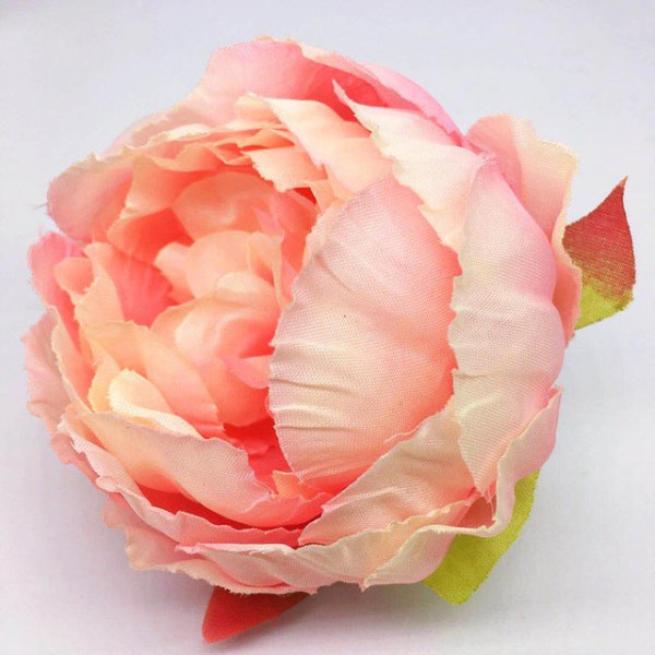 50 stk./parti 10 cm pæonblomsthoved kunstig blomst til bryllupsfest boligindretning DIY falske blomster væg guirlande KY138 Color 3
