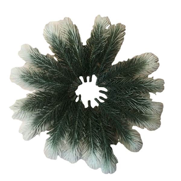 10 st Tallkvistar Konstgjorda Falska Växter Konstgjord Blomgren Juldekoration DIY Tillbehör Bukett Presentförpackning bluish white 12cm