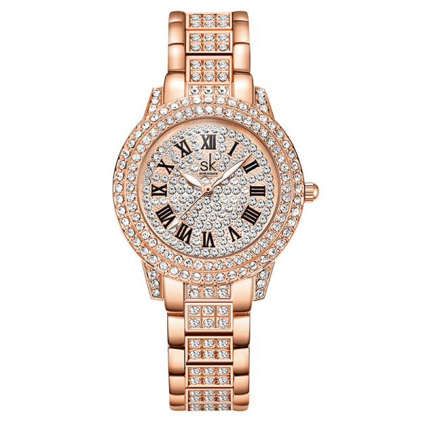 SK Watch Fashion Luxury Diamond-inbäddad Elegant Business Watch 11K0162L01SK gold