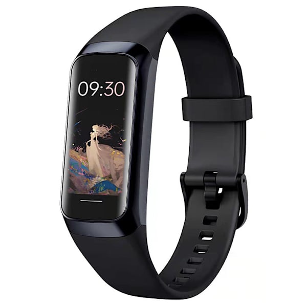Smart Armband Puls Blodtryck Sömnövervakning Stegräknare Kroppstemperaturklocka Wine Red
