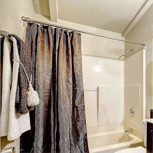 Dww-(Duschdraperistång ingår ej, transparent) 6-pack duschdraperistångshållare, väggfäste med lim, installation utan borrning, stöd