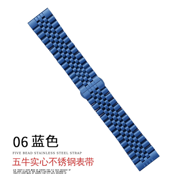 Kellon ranneke Apple Watch iWatchille Soveltuu: 1-9 sukupolvi/SE 38/40/41mm 6 sininen