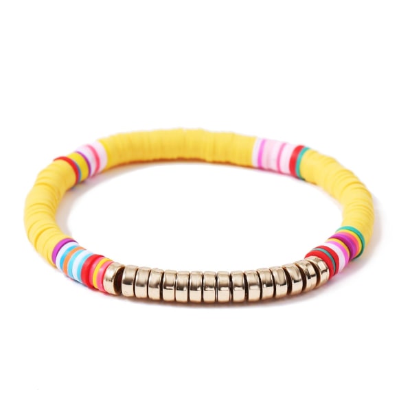 Armbånd Multifarvet Kvast Polymer Ler Skal Boheme Armbånd S2008-1 mixed color CCB