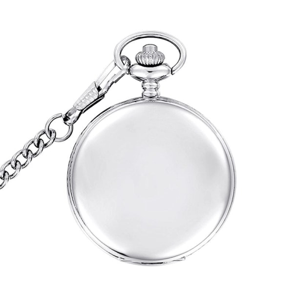 Blank Lommeur Engros AliExpress Flip Quartz Klokke Lommeur Gull Lommeur Vintage White steel