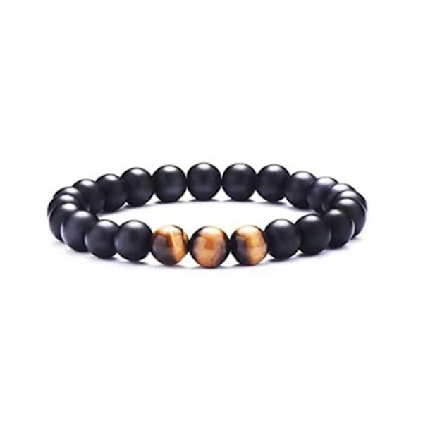 Naturstein 7 chakra energi Buddha perlearmbånd tigerøye stein Lapis Perlet livets tre Anheng fargerikt armbånd for kvinner Tree of life bangle