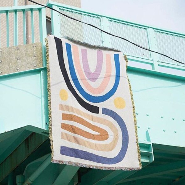 Lediga Filtar Matta Dekoration Gitarr kvinna Matisse Matta Soffa Fritidsmatta Enkel Tapestry Sofffilt Överkast Lion 125X150cm
