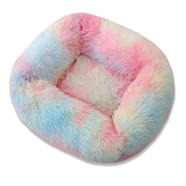 Mjuk Lång Plysch Hundsäng Vinter Kattsäng Chihuahua Yorkie Valpkudde Liten Hundsäng Varma Husdjurssoffor För Hundar Katter Sky blue M