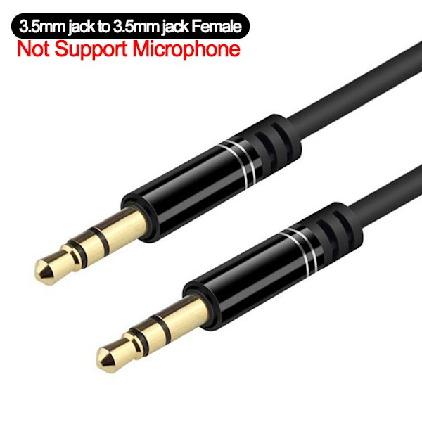 3,5 mm:n liitin uros-uros audiokaapeli Samsung Xiaomi 3,5 mm:n liitin audiokaapeli liitin auton kuulokkeiden kaiutinjohtoadapterille Blue-not support mic 2m-