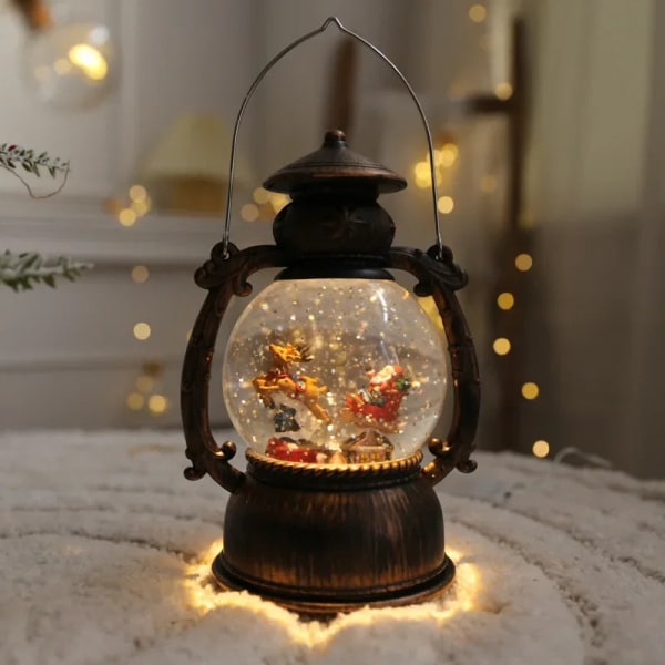 Julepynt julepynt lanterner Nordiske snefnug indendørs scene butikslayout ferie kreative ornamenter Teleph snow