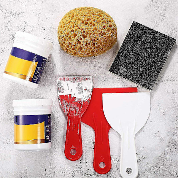 4 st Textursvamp Gips Textursvamp Texturlagningssvamp För Texturreparation DIY Målning Cei