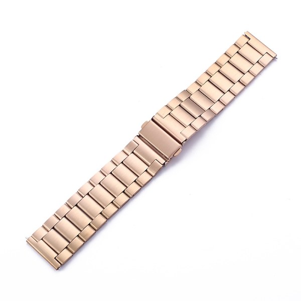 Klockarmband för Apple Watch iWatch 38/40/41/42 S10MM tre solida roséguld dubbeltryck fjärilslås