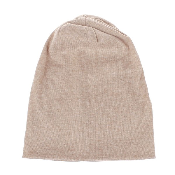 Bomull Allsidig Ermehette Løs Lue Barnas Casual Gutter og Jenter Høst og Vinter Lue Beige
