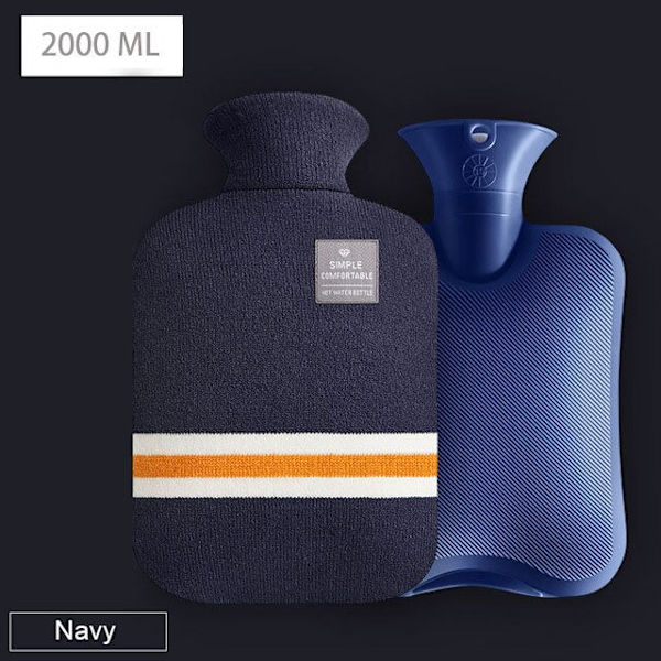 Sød Varmtvandsflaske Vandfyldende Varmtvandsflaske til Kvinder Varm Mave Hænder og Fødder Hold Hånden Varmere Varmtvandsflaske zangqing2000ml
