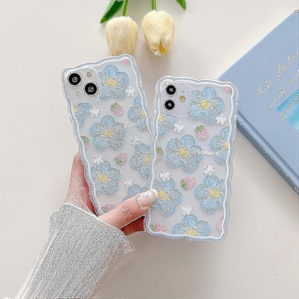 Kompatibelt med Iphone 7/8/se 2020/se 2022 Skal för Kvinnor Flickor, Sött Blommigt Mönster Skyddsskal Slim Mjukt Silikon Tpu Skyddande Fodral För iPhone 11 Pro Max