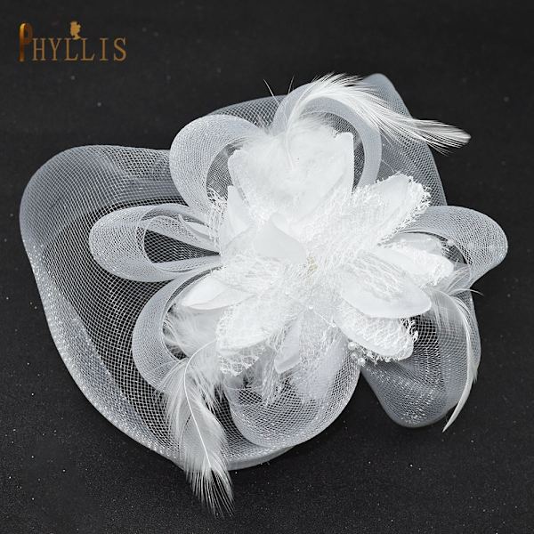 JM02 Hvit Svart Brudeslør Fascinator Fuglebur Slør Bryllupshatt Kort Brud Ansiktslør Sjarmerende Kvelds Blusher Slør Brudehodeplagg Black