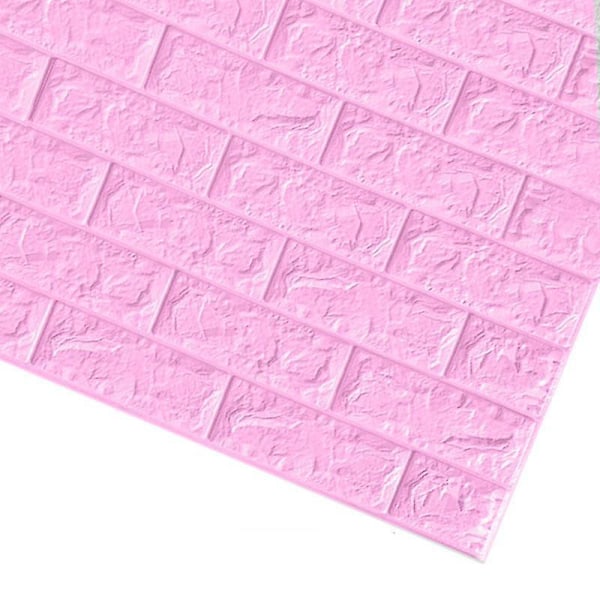 Vattentät, 3D-tapet i tegelstensstil LxH 70 x 7cm / C06-Brick-Purpl LxH 70 x 7cm / C06-Brick-Purpl