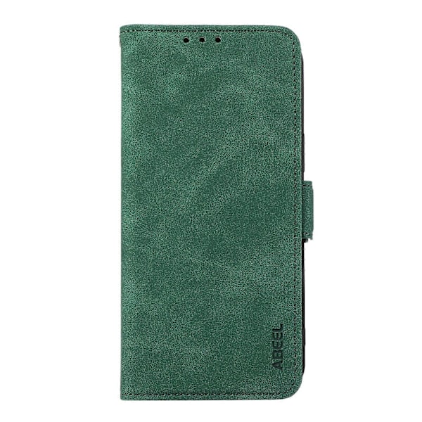 ABEEL Frostat Magnetiskt RFID Läder Telefonfodral Green For Motorola Edge 60 Fusion