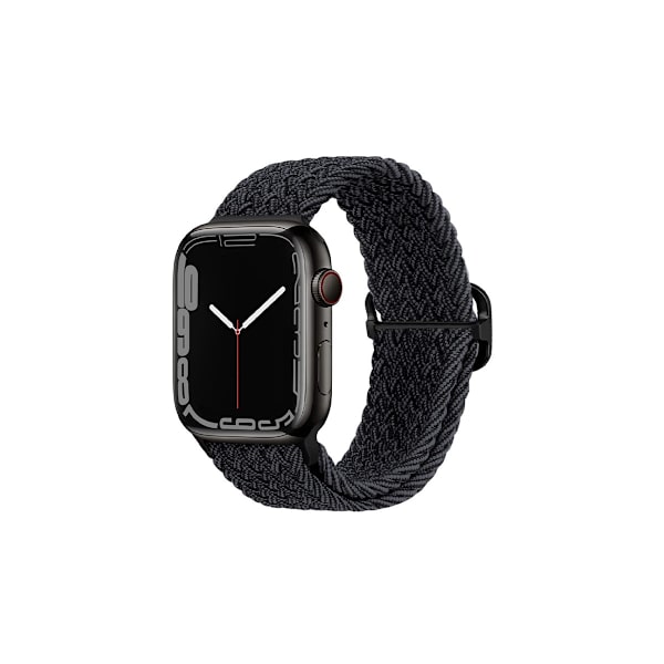 Urrem til Apple Watch iWatch 38/40/41MM sort+grå