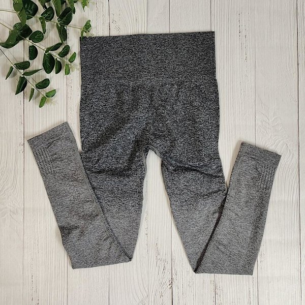Joogasetti Rintaliivit ja Leggingsit Fitness-urheiluvaatesetti Naisille Darkgrey pants L