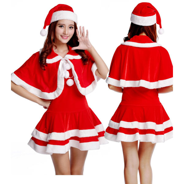 Julekostyme Sexy Kvinner Delt Cosplay Hvit Fløyel Fleece Sjal Dyp Skinnende Leotard Snøpike Antrekk Årets Kjole H21