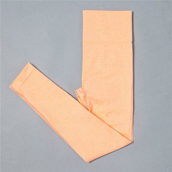 Yoga Sett Sportdrakt Trenings Active Antrekk Fitness Gym Sett For Kvinner Orange Set7 L