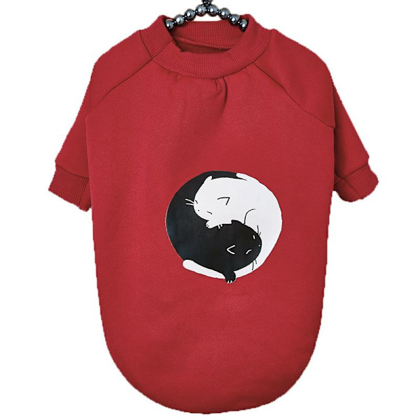Talvinen T-paita pienille koirille More than every year (red) M