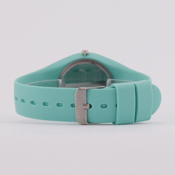 Fashion Fashion Candy Koreansk Quartz Klocka Silikonarmband Damklocka Dream blue