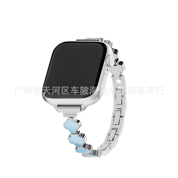 Klockarmband för Apple Watch iWatch 42/44/45/49mm Silver Blå