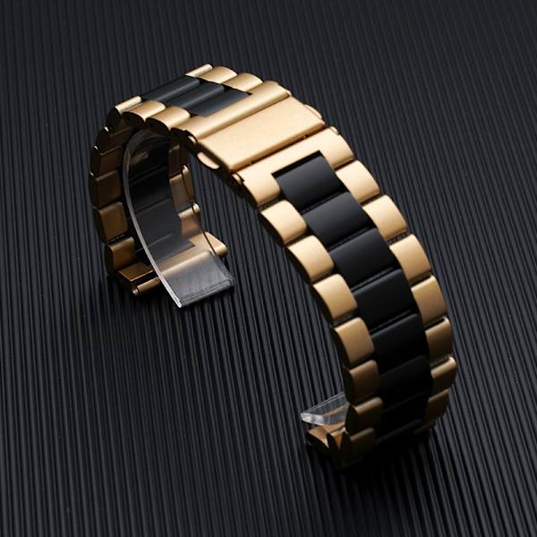 Klockarmband för Apple Watch iWatch 38-40-41mm Guld och Svart