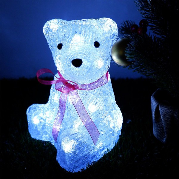 Julebjørn LED-lys Batteridrevet Navidad LED Juledekorasjon Eventyr Navidad Dekor Lys Dekorasjon Natale Default Title