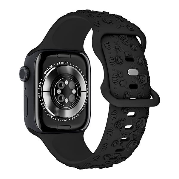 Kellon ranneke Apple Watch iWatch 38/40/41/S10-42mm Musta