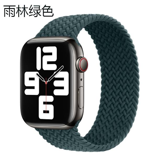 Klockarmband för Apple Watch iWatch 42/44/45mm M155mm Rainforest Green Färg