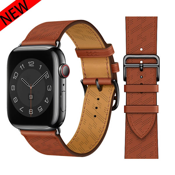 Klockarmband för Apple Watch iWatch S10 42MM Andningsbar Brons