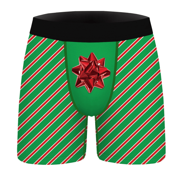 How the Grinch Stole Christmas Cosplay Kalsonger Boxer Man bomull Man Trosor Andas Herr Underkläder Prop 2