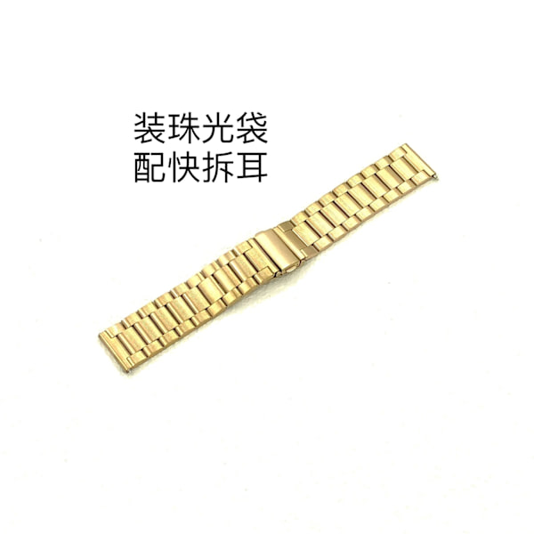 Klockarmband för Apple Watch iWatch för 38-40-41mm tre-pärl stålband - IP roséguld