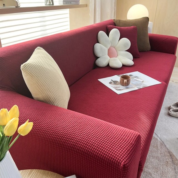 Sammetsöverdrag för bäddsoffa Fällbart Armlöst Sitsöverdrag Modernt Stretch Överdrag för Bäddsoffa Elastiskt Plysch Soffskydd Hem Bankett Purple S  150-185 cm